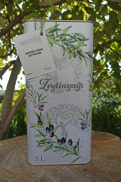 Yeni Sezon Naturel Sızma Zeytinyağı 5 L - 2