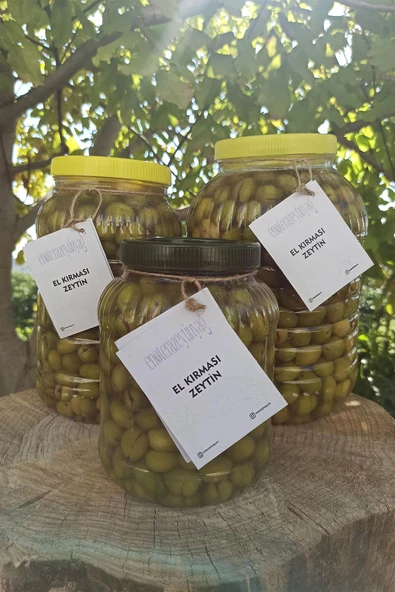 El Kırması Yeşil Zeytin 2 kg - 3