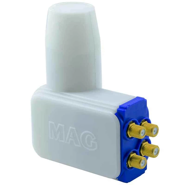 MAG NEC CHIP 4K ULTRA HD SLİM ROCKET DÖRTLÜ QUATTRO DÖRTLÜ SANTRAL LNB 0.1 DB (4776)