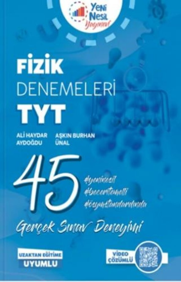 Yeni Nesil YKS TYT Fizik 45 Deneme Sınavı