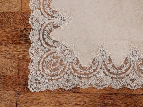 Lisa Kadife Bohça Cappucino - Resim 2