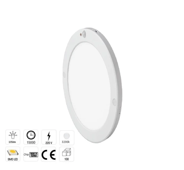 CATA CT 9247 Led Sensörlü Armatür 20W 3200K Gün Işığı - 3