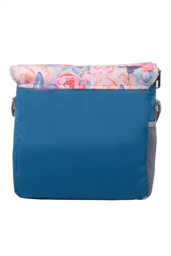 Soğuk ve Sıcak Tutan Yalıtımlı İzolasyonlu Yiyecek İçecek Çantası Termal Termos Buz Aküsü Hediyeli Çiçekli - 6