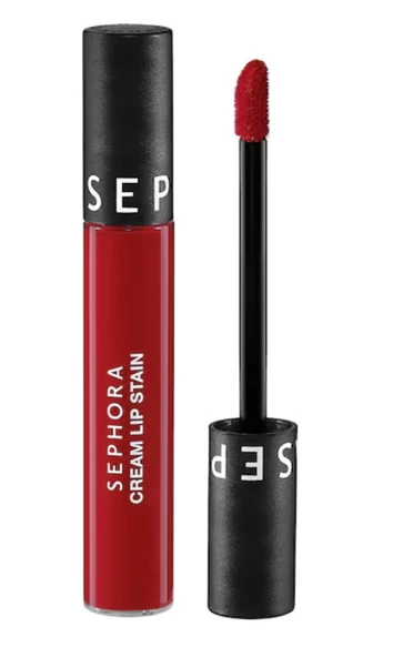 SEPHORA COLLECTION Cream Lip Stain – Bulaşmayan Kadife Bitişli Ruj - Mat Likit Ruj 01