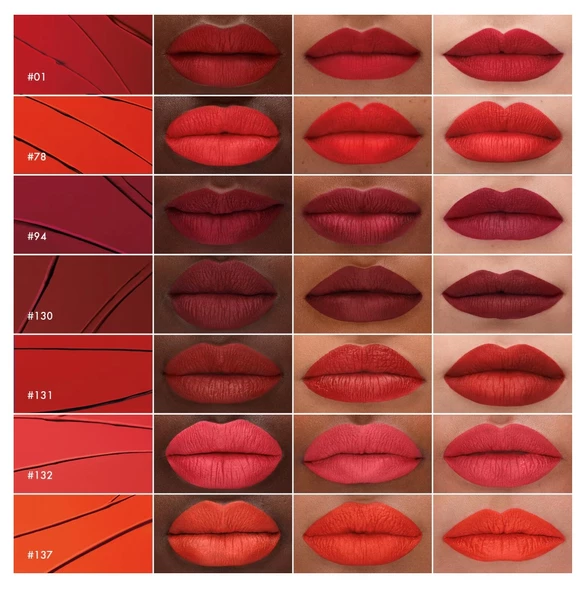 SEPHORA COLLECTION Cream Lip Stain – Bulaşmayan Kadife Bitişli Ruj - Mat Likit Ruj 97 - 4