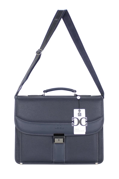 Lacivert Klasik Evrak Model Erkek 15.6 inç Laptop Çantası - 4