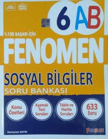 Fenomen 6.Sınıf Sosyal Bilgiler (A-B) Soru Bankası
