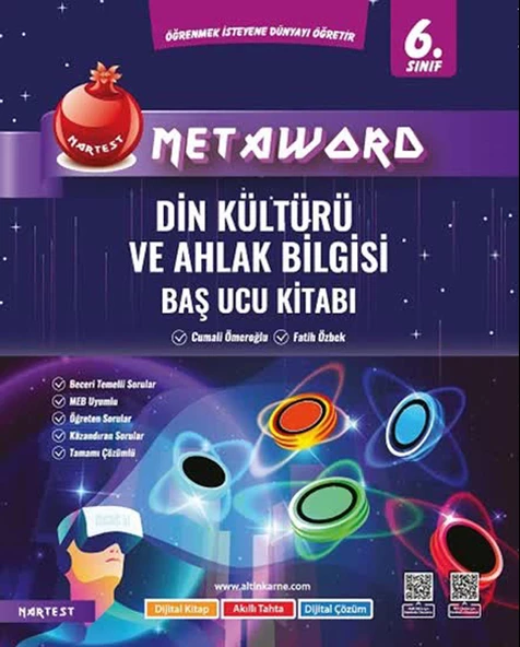 Nartest 6.Sınıf Metaword Din Kültürü Ve Ahlak Bilgisi Soru Bankası 2025