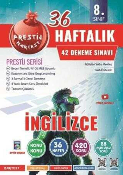 Nartest 5. Sınıf Türkçe Mod Serisi Soru Bankası 2025