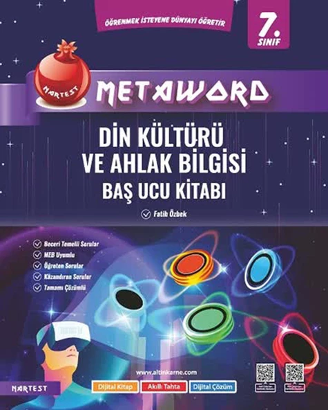 Nartest 7. Sınıf Metaword Din Kültürü Ve Ahlak Bilgisi Soru Bankası