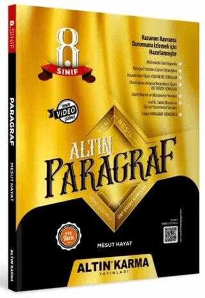 Altın Karma 8. Sınıf LGS Paragraf Soru Bankası