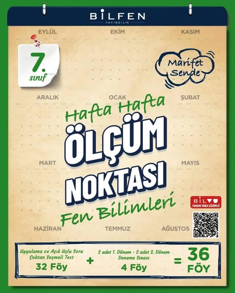 Bilfen 7.Sınıf Fen Bilimleri Ölçüm Noktası