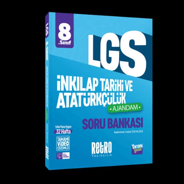 Retro 8.Sınıf Lgs T.C İnkılap Tarihi Ve Atatürkçülük Ajandam Soru Bankası 2025