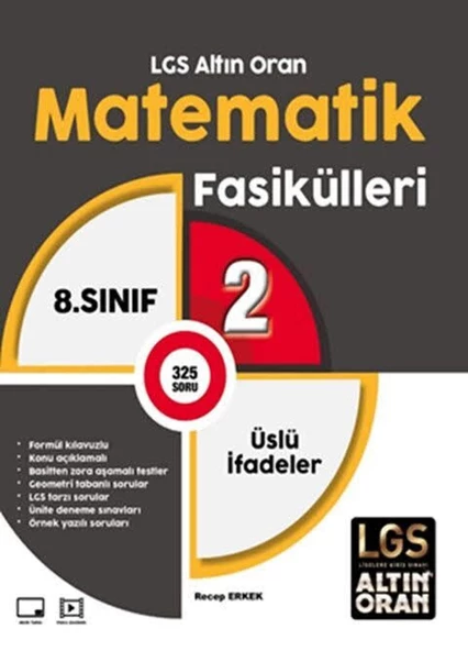Palme 8.Sınıf LGS Altın Oran Matematik Fasikülleri 2-Üslü İfadeler