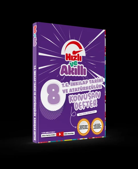 Tammat 8.Sınıf LGS T.C.İnkılap Tarihi ve Atatürkçülük Hızlı ve Akıllı Defter Konuşturan Defter