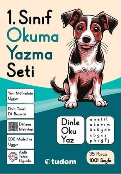 Tudem 1.Sınıf Okuma Yazma Seti (Dinle-Oku-Yaz) 2025