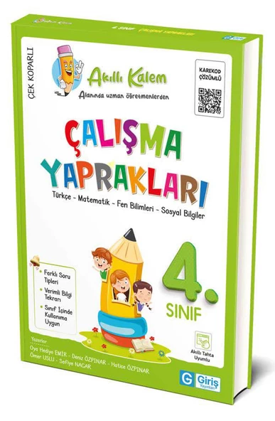 Data Giriş 4.Sınıf Akıllı Kalem Çalışma Kitabım