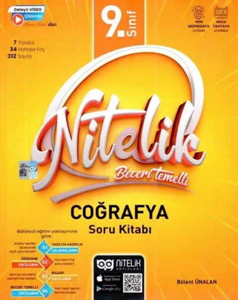 Nitelik 9.Sınıf Beceri Temelli Coğrafya Soru Kitabı