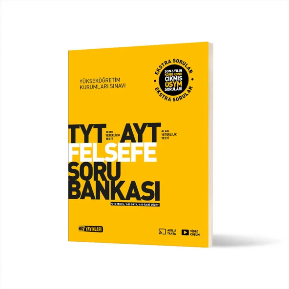 Hız TYT-AYT Felsefe Soru Bankası 2025 - 1