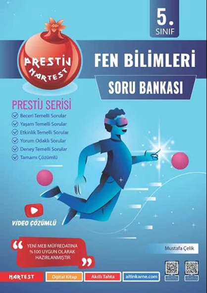Nartest 5.Sınıf Prestij Fen Bilimleri Soru Bankası