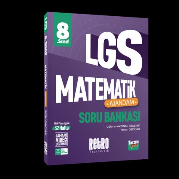 Retro 8.Sınıf Lgs Matematik Ajandam Soru Bankası 2025