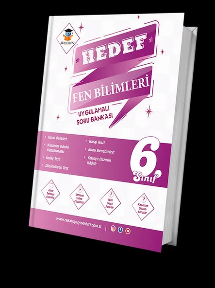 Zeka Küpü 6.Sınıf Hedef Fen Bilgisi Uygulamalı Soru Bankası 2025