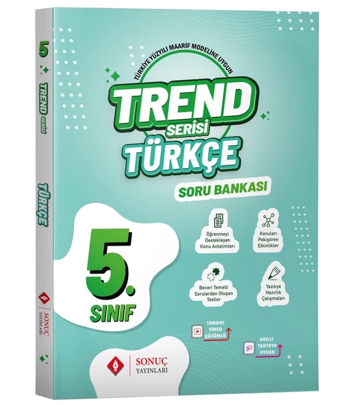 Sonuç 5.Sınıf Türkçe Trend Serisi Soru Bankası 2025