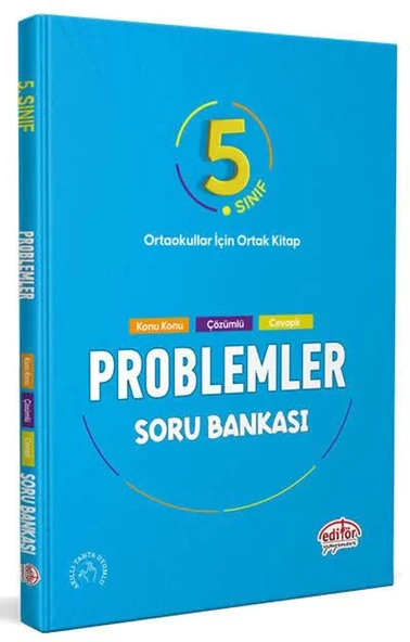 Editör 5.Sınıf Problemler Soru Bankası 2025