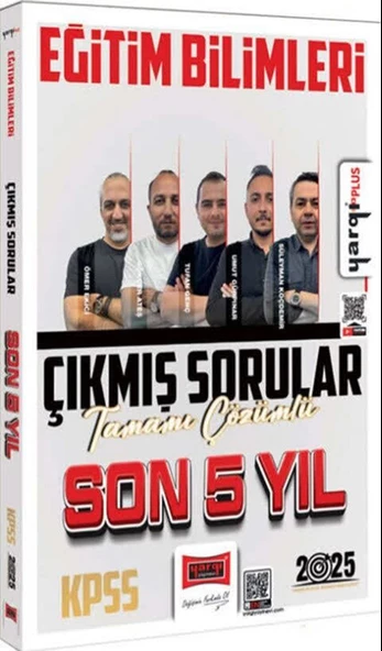 Pegem KPSS Eğitim Bilimleri Tamamı Çözümlü Son 5 Yıl Çıkmış Sorular 2025