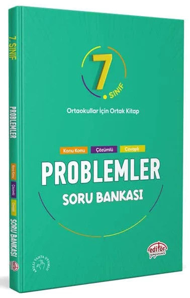 Editör 7.Sınıf Problemler Soru Bankası 2025