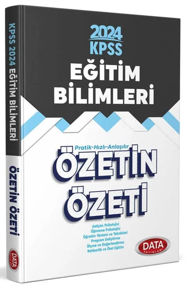 Data KPSS Eğitim Bilimleri Özetin Özeti 2025