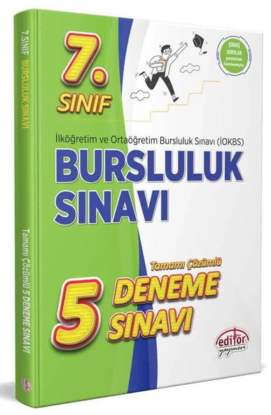 Editör 7.Sınıf Bursluluk Sınavı Çözümlü 5 Deneme Sınavı 2025