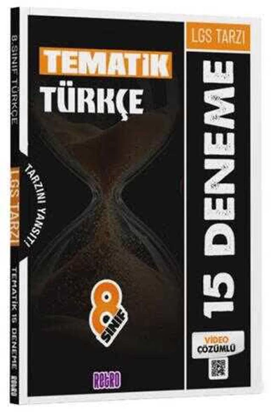 Retro 8.Sınıf LGS Türkçe 15 Deneme 2025