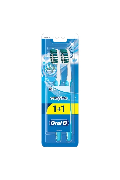 Oral-B Complete Deep Clean 1+1 Diş Fırçası Medium