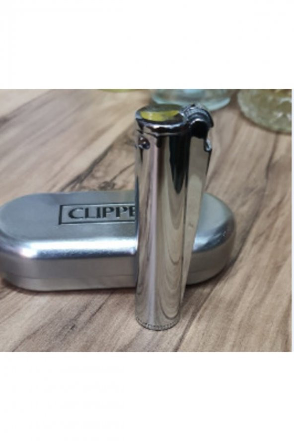 Gümüş Benzinli Metal Çakmak