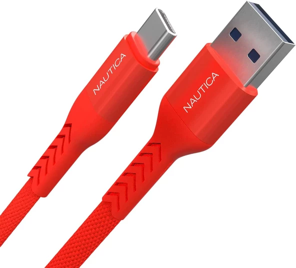 C20 Type-C to USB-A 22.5W Hızlı Şarj ve Data Kablosu 1.2M Kırmızı