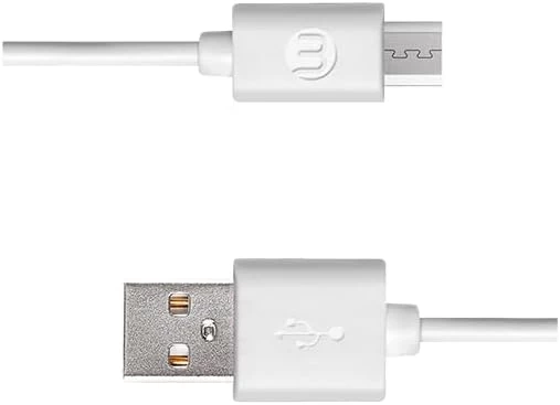 USB-A - Micro USB Kablosu Beyaz