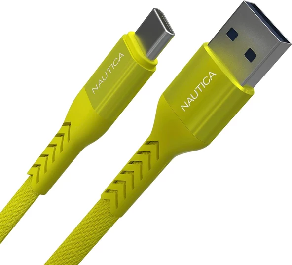 C20 Type-C to USB-A 22.5W Hızlı Şarj ve Data Kablosu 2.1M Sarı