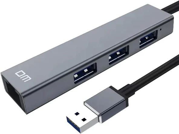 CHB011 USB to RJ45 100Mbps Ethernet ve USB Çoklayıcı Dönüştürücü