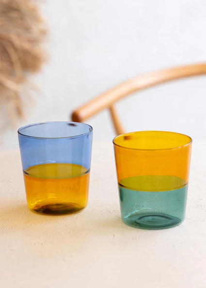 The Mia Rainbow Su Bardağı Amber 320 ml - Resim 2