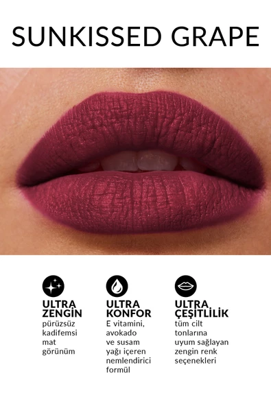 Ultra Mat Ruj - Rosy Chic - Resim 2