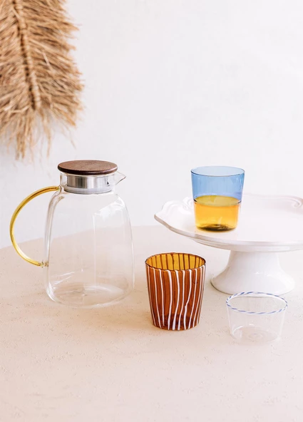 The Mia Rainbow Su Bardağı Mavi 320 ml - 3