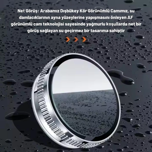 Coofbe Full View-Vision 2 Adet Araç Kör Nokta Aynası Geniş Açılı Geri Görüş Aynası Oto Kör Nokta Aynası - 3
