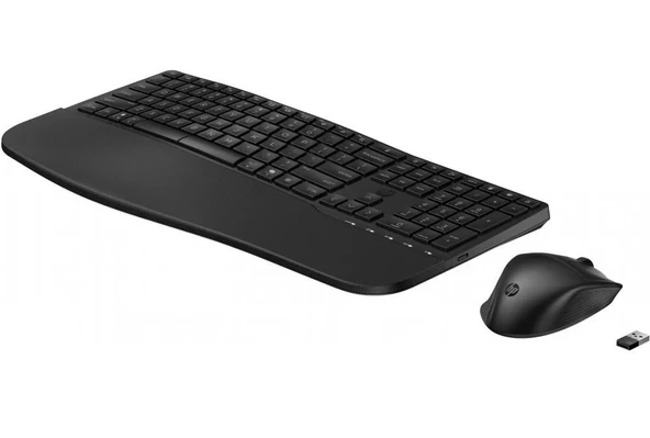 HP 680 Comfort Çift Modlu Unifying Bluetooth Kablosuz Klavye Mouse Seti Siyah 8T6L6AA