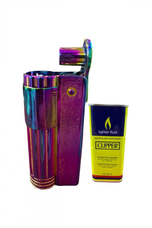 H&l Benzinli Muhtar Çakmağı- Clıpper Benzin 133 Ml Hediyeli