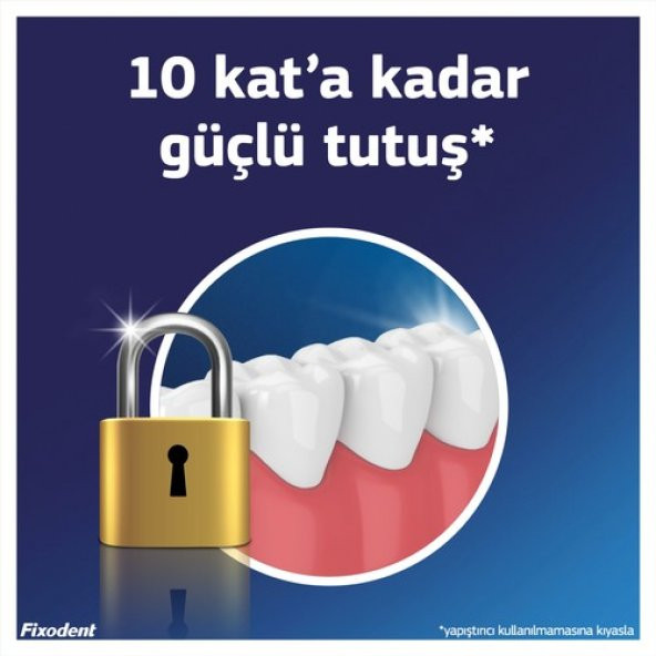 Fixodent Diş Protez Yapıştırıcı Krem Güçlü Tutuş 40 gr - 3