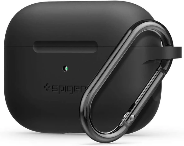 Spigen AirPods Pro (1. nesil) Kılıf Silicone Fit (Silikon) Black - ASD00533