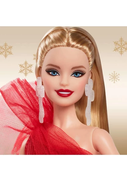 Barbie 2024 Mutlu Yıllar Bebeği Şarışın HRM61 Lisanslı Ürün - Resim 9