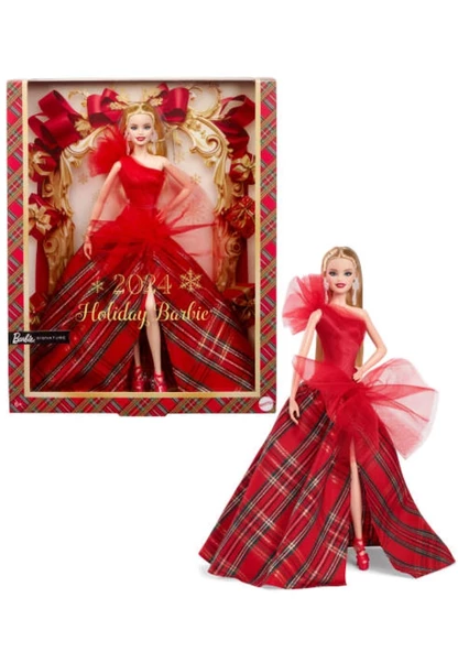 Barbie 2024 Mutlu Yıllar Bebeği Şarışın HRM61 Lisanslı Ürün ürün görseli 1