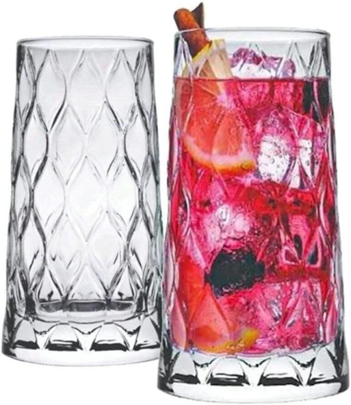 Paşabahçe 420855 Leafy Meşrubat Bardağı - Long Drink Bardağı 345 cc 6'lı ürün görseli